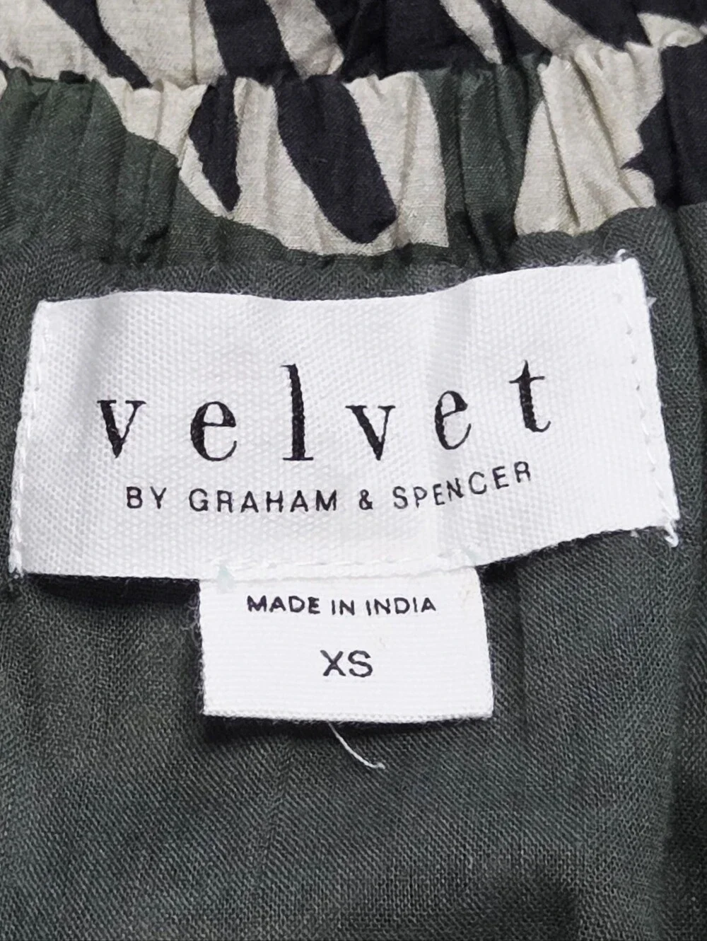 Velvet by Graham & Spencer Raya Printed Silk Cotton Maxi Dress XSmall